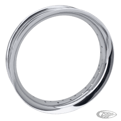 CERCHIO POSTERIORE PROFILE IN ALLUMINIO CROMATO