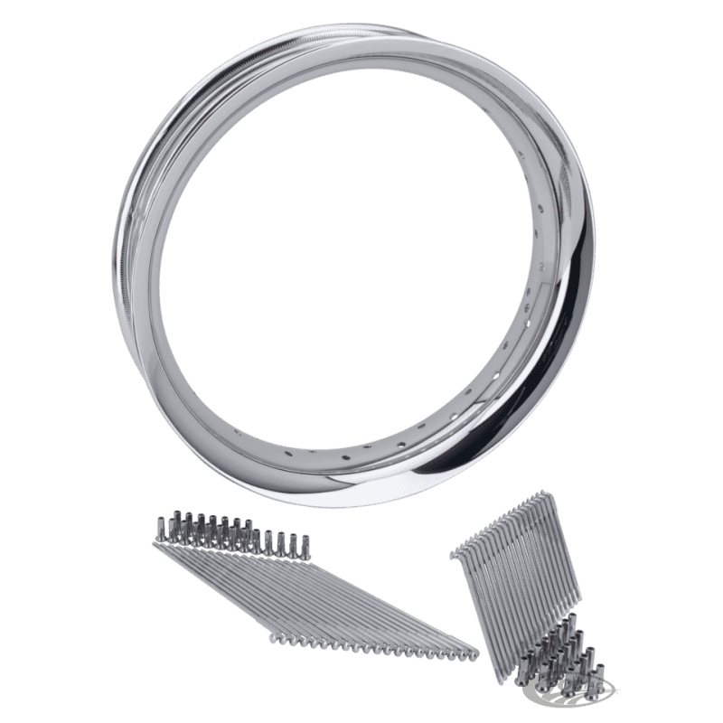 CERCHIO POSTERIORE PROFILE IN ALLUMINIO CROMATO