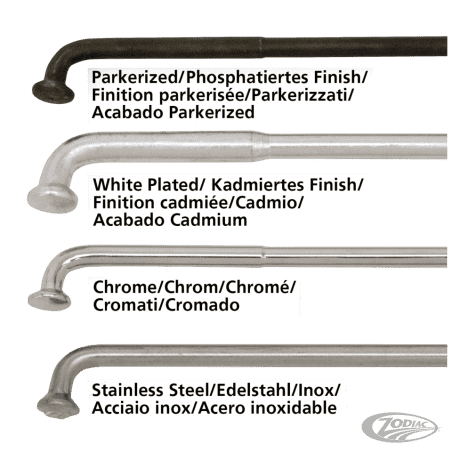 SET DI RAGGI PER CERCHI ANTERIORI DEI MODELLI 45CI