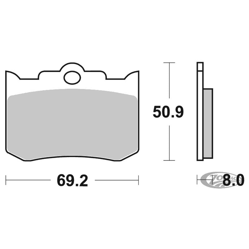 SBS SET DI PASTIGLIE FRENO, POSTERIORI