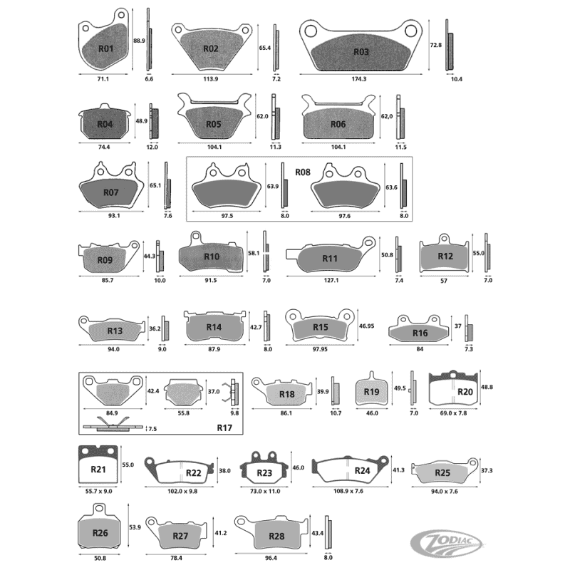 LYNDALL BRAKE PADS, REAR