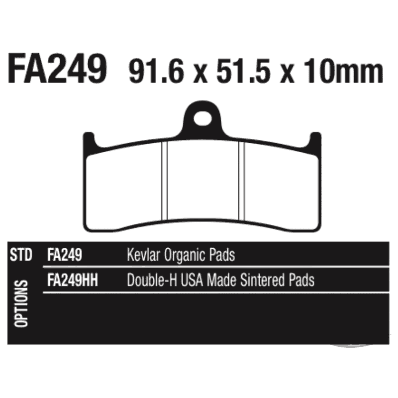 PASTIGLIE FRENO PER PINZE AFTERMARKET