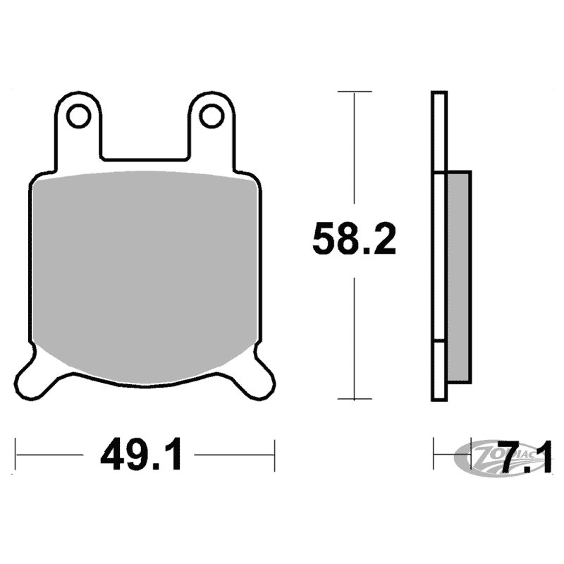 PASTIGLIE FRENO PER PINZE AFTERMARKET