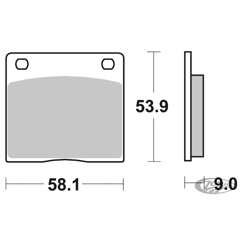 PASTIGLIE FRENO PER PINZE AFTERMARKET