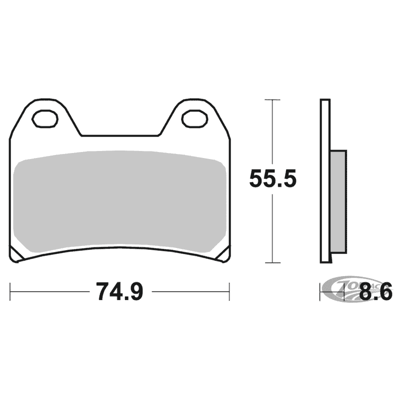 PASTIGLIE FRENO PER PINZE AFTERMARKET