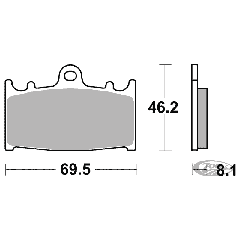 PASTIGLIE FRENO PER PINZE AFTERMARKET