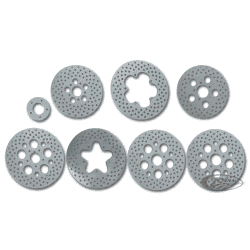 DISCHI FRENO IN ACCIAIO INOX LUCIDATO E FORATO