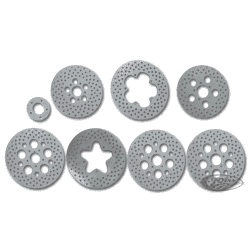 DISCHI FRENO IN ACCIAIO INOX LUCIDATO E FORATO 2