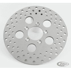 DISCHI FRENO IN ACCIAIO INOX LUCIDATO E FORATO