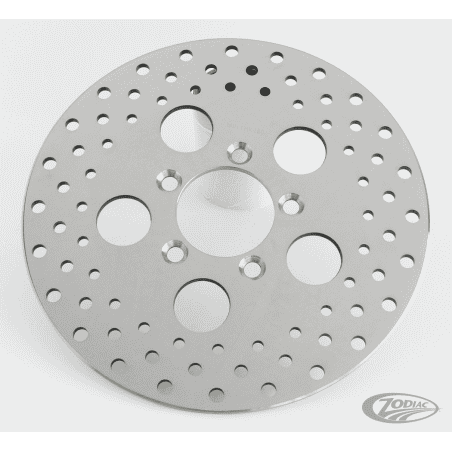 DISCHI FRENO IN ACCIAIO INOX LUCIDATO E FORATO