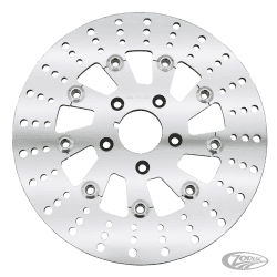 DISCHI FRENO FLOTTANTI LUCIDATI, IN ACCIAIO FORATI