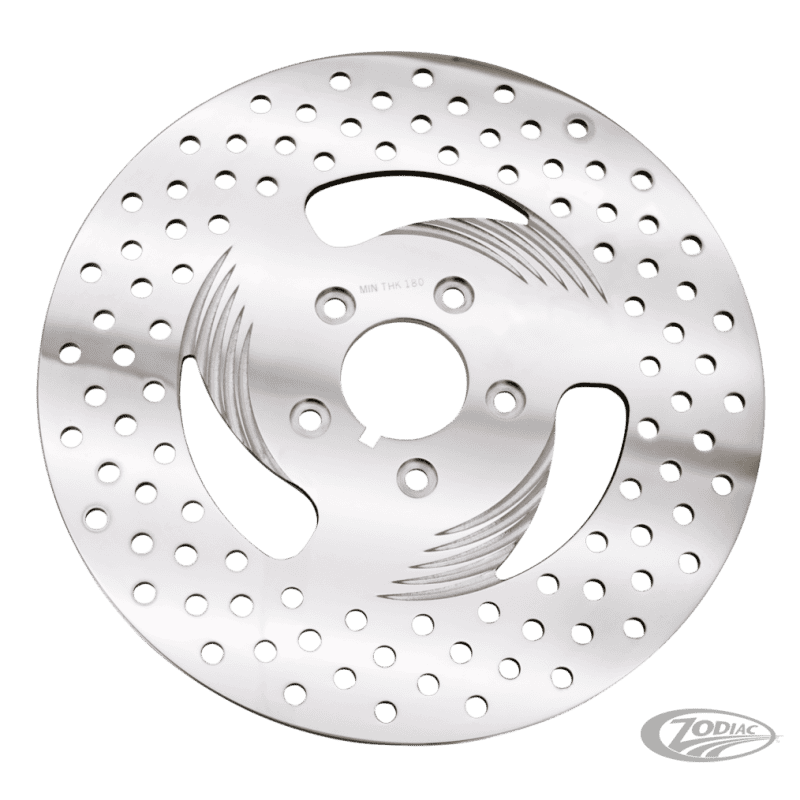 DISCHI FRENO REVOLUTION "DIREZIONALI" FORATI, LUCIDATI