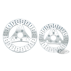 DISCHI FRENO IN ACCIAIO INOX LUCIDATO