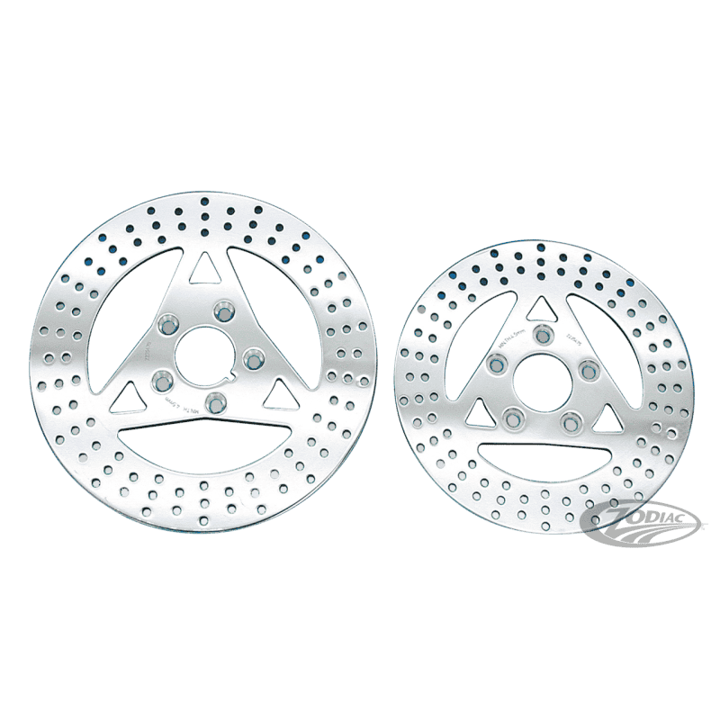 DISCHI FRENO IN ACCIAIO INOX LUCIDATO