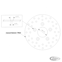 DISCHI FRENO ANTERIORI IN ACCIAIO INOX KUSTOM TECH