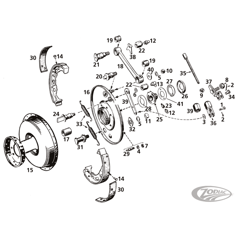 FRENO ANTERIORE MODELLI 45CI