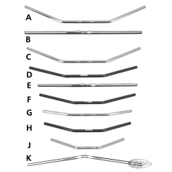 MANUBRI FEHLING DRAG BAR DA UN POLLICE