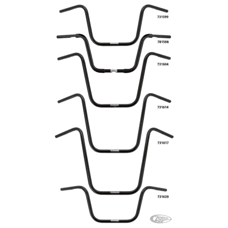 MANUBRI FEHLING APEHANGER DA UN POLLICE DI DIAMETRO