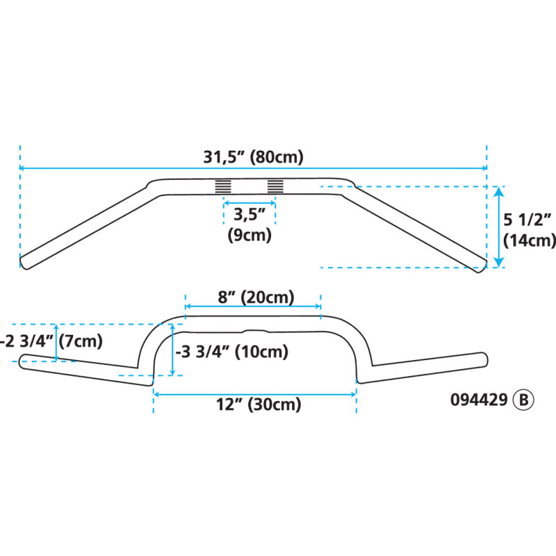 MANUBRI CLUBMAN PER SPORTSTER