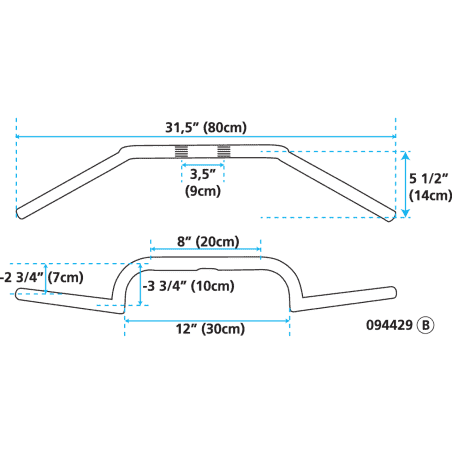 MANUBRI CLUBMAN PER SPORTSTER