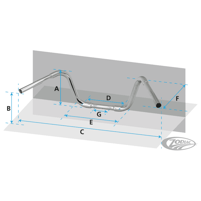 MANUBRI FEHLING APE HANGER DA 1 1/4 POLLICI