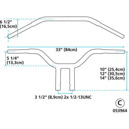 MANUBRI ZODIAC CLUBSTYLE CHUBBY