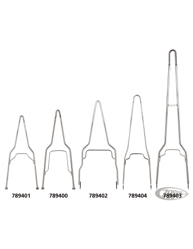 SISSY BAR V-TWIN PER TELAI RIGIDI