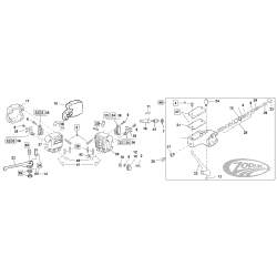 COMANDI MANUBRIO PER MODELLI DAL 1972 AL 1981