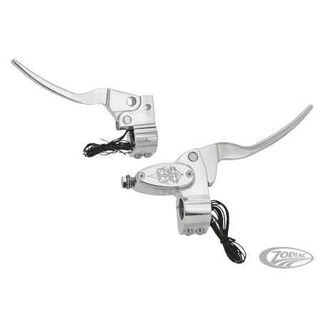 COMANDI MANUBRIO ZODIAC CUSTOM PRODUCT" IN ALLUMINIO BILLET ZODIAC