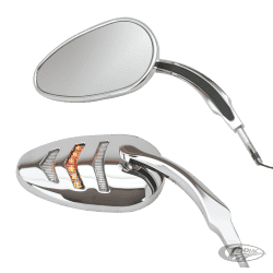 SPECCHIETTI CROMATI "DETONATOR" CON LUCI A LED 2