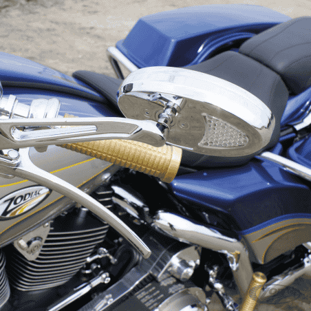 SPECCHIETTI OVALI SPORT CON FRECCIA INCORPORATA