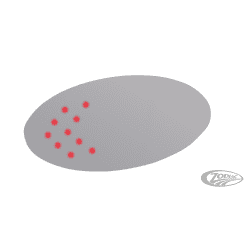 SPECCHIETTI OVALI SPORT CON FRECCIA INCORPORATA 2