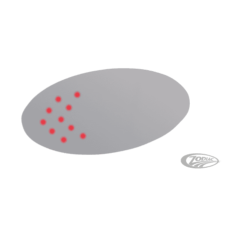 SPECCHIETTI OVALI SPORT CON FRECCIA INCORPORATA