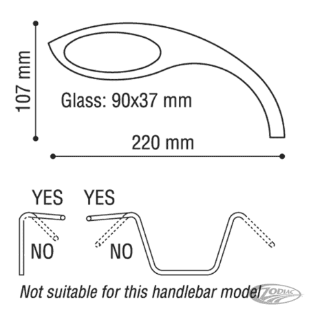 SPECCHIETTI PEGASUS REBUFFINI