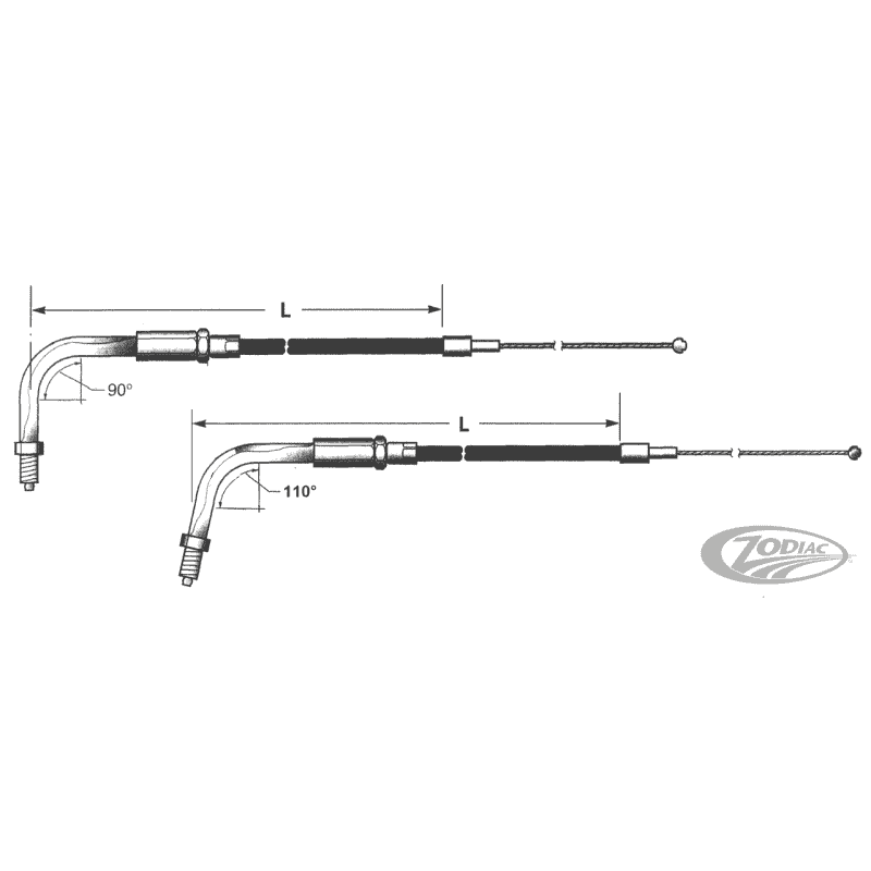 CAVI ACCELERATORE ANDATA E RITORNO 1990-1995 BIG TWIN