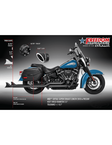 FREEDOM PERFORMANCE/THORCAT SHARKTAIL TRUE DUALS