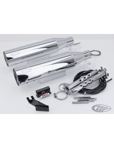 SCARICHI REGOLABILI MCJ PER MILWAUKEE EIGHT SOFTAIL