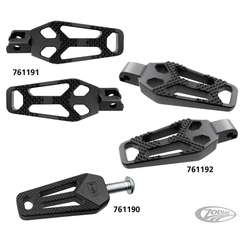 PEDANE POGGIAPIEDI SERIE CROOK TOMMY & SONS PER SOFTAIL MILWAUKEE EIGHT