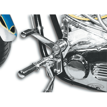 KIT COMANDI AVANZATI CROMATI CON POMPA FRENO PER BIG TWIN