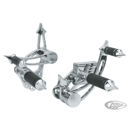 COMANDI AVANZATI "GLADIATOR" IN ALUMINIO BILLET PER FX, FL E SOFTAIL