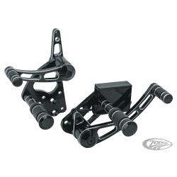 COMANDI AVANZATI IN ALLUMINIO BILLET CROMATO PER SOFTAIL E FX E FL A 4 MARCE