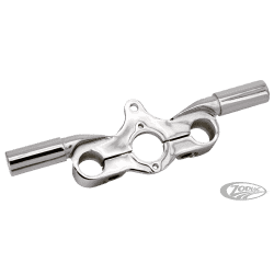 MORSETTI PIASTRE SUPERIORI V-TWIN PER VECCHIE FORCELLE SPRINGER 2