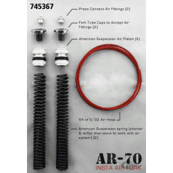 KIT SOSPENSIONI ANTERIORI AD ARIA AMERICAN SUSPENSION PER TOURING