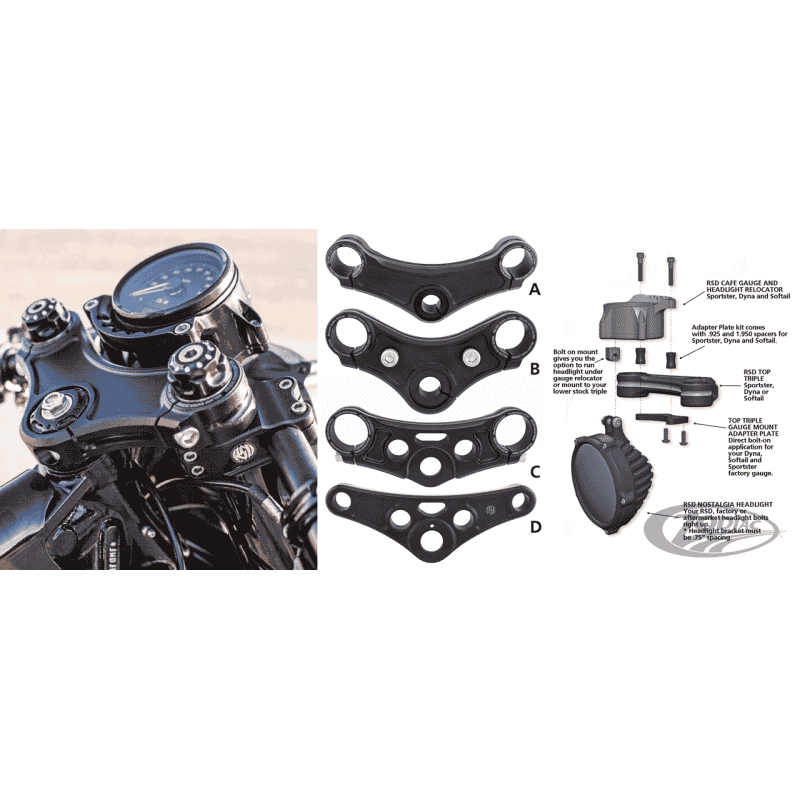 PIASTRA FORCELLA SUPERIORE ROLAND SANDS DESIGN