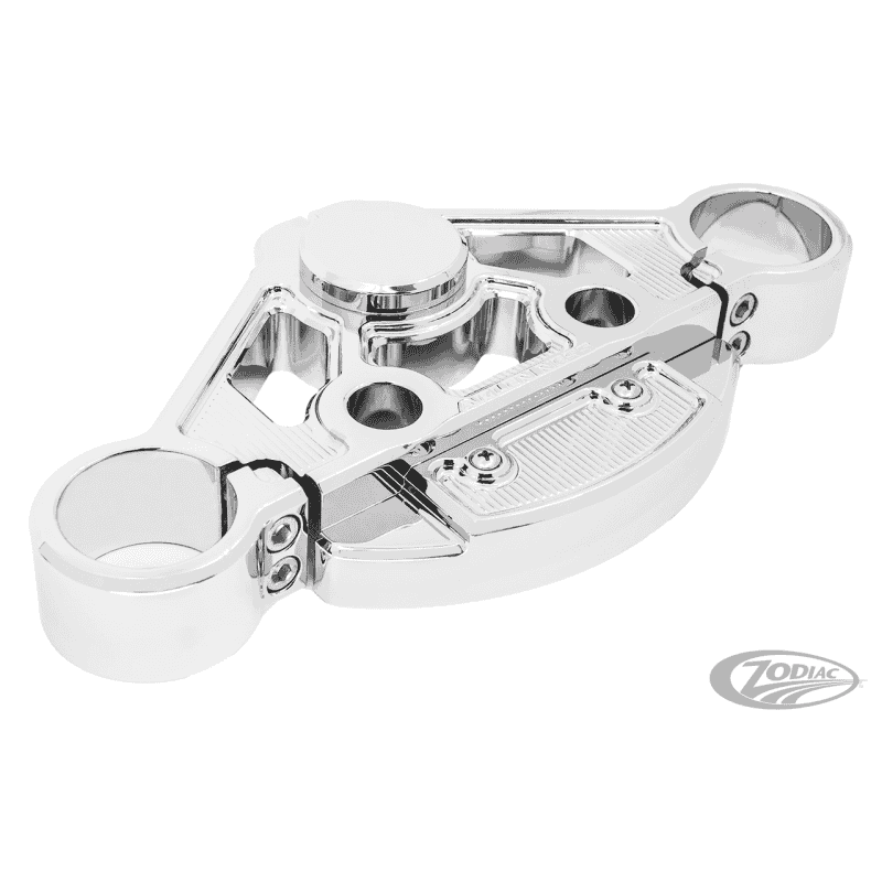 PIASTRA SUPERIORE E KIT PIASTRE FORCELLA NESS METHOD PER ROAD GLIDE