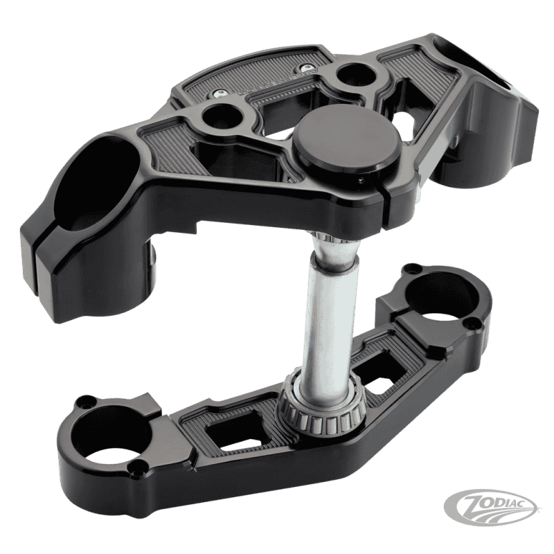 PIASTRA SUPERIORE E KIT PIASTRE FORCELLA NESS METHOD PER ROAD GLIDE