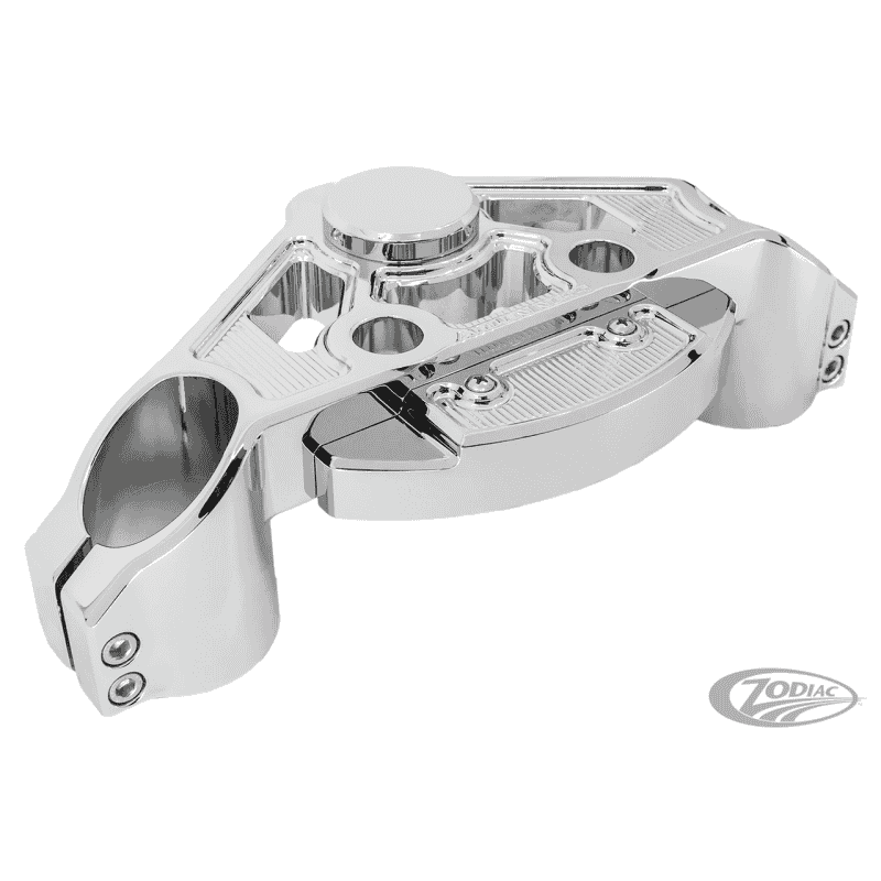 PIASTRA SUPERIORE E KIT PIASTRE FORCELLA NESS METHOD PER ROAD GLIDE