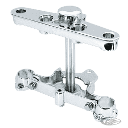 KIT PIASTRE FORCELLA CROMATE PER SOFTAIL HERITAGE E FAT BOY