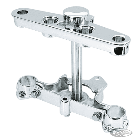 KIT PIASTRE FORCELLA CROMATE PER SOFTAIL HERITAGE E FAT BOY