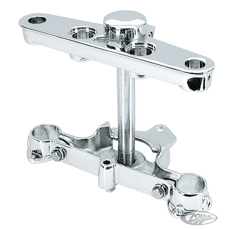 KIT PIASTRE FORCELLA CROMATE PER SOFTAIL HERITAGE E FAT BOY